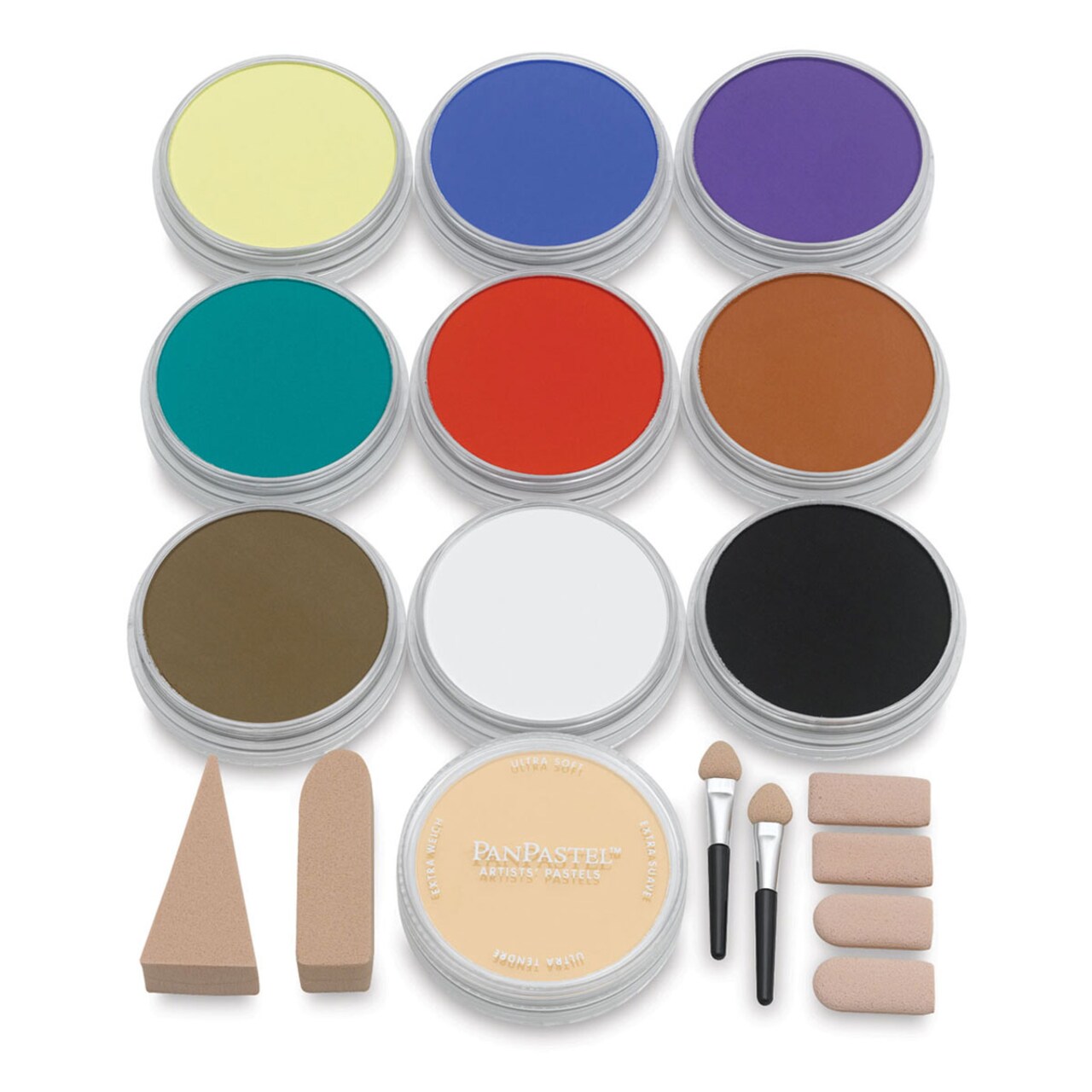 PanPastel Artists’ Painting Pastels Set - Painting Colors, Set of 10